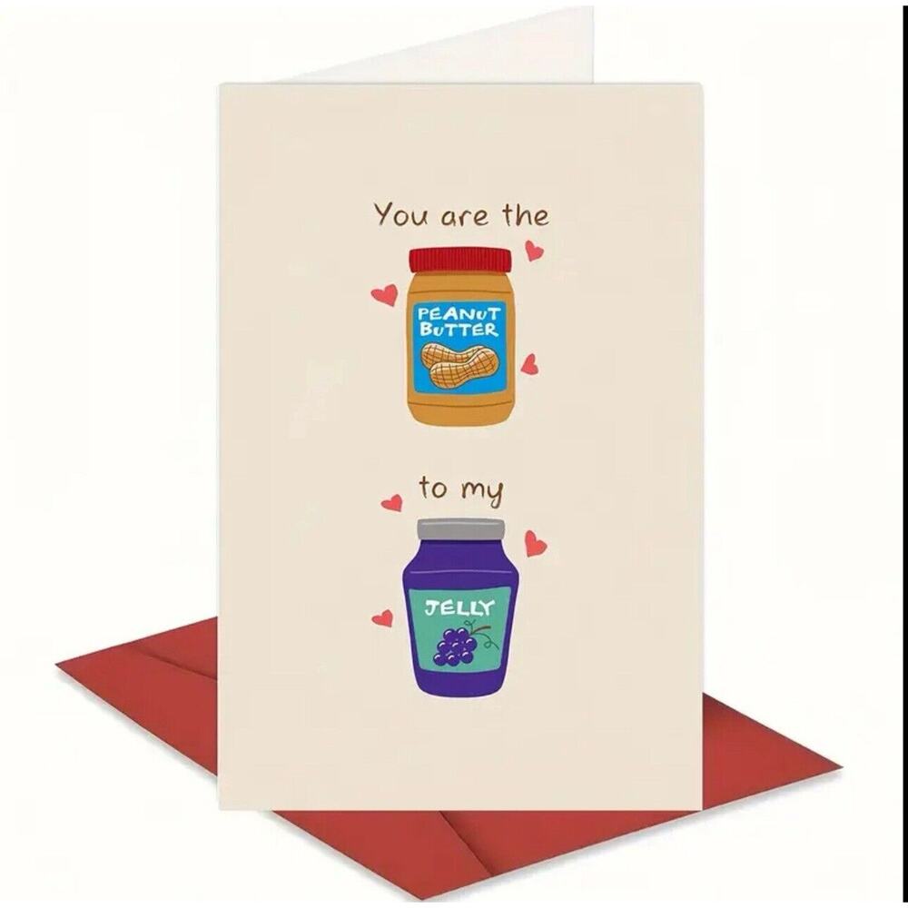 You Are The Peanut Butter To My Jelly Naughty Anniversary Card Valentines Day